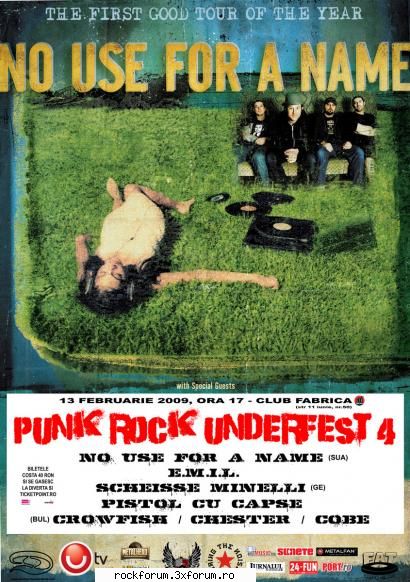 punk rock underfest va ajunge vineri, 13 februarie 2009, la cea de-a patra editie. festival care isi